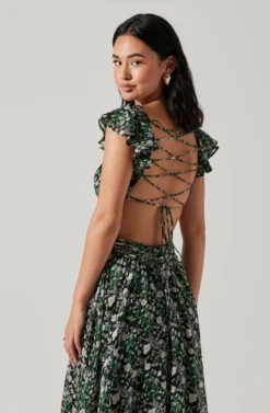 Primrose Floral Strappy Back Maxi Dress 15 Primrose Floral Strappy Back Maxi Dress -Barbie Clothing Shop ACDR101176 BLACKPURPLEFLORAL 6 scaled