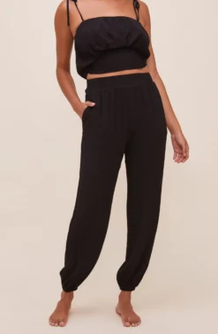 Sable Sweatpants -Barbie Clothing Shop ACP7210 BLACK 2 scaled