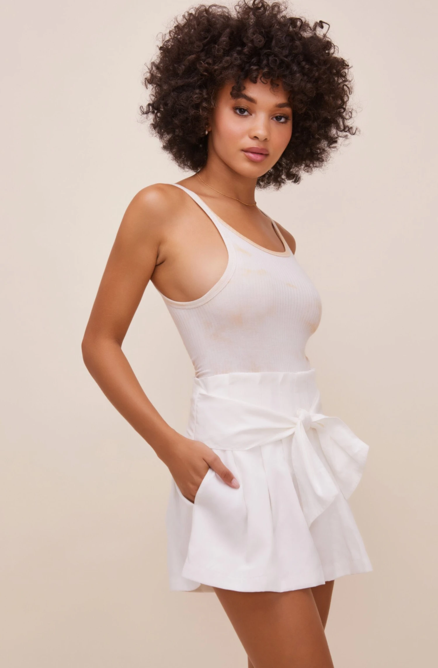 Marika Tie Waist Shorts 5 Marika Tie Waist Shorts - Image 5