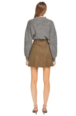 Dionne Skirt 7 Dionne Skirt -Barbie Clothing Shop ACS8090 CARAMEL 03 scaled