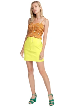 Wallace Mini Skirt -Barbie Clothing Shop ACS9018 LEMON DROP YELLOW 1 0564e601 2851 422e b5f3 8406170151ef scaled
