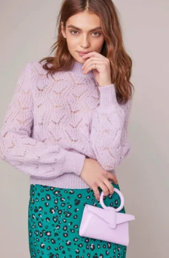 Pamela Leopard Midi Skirt -Barbie Clothing Shop ACS9022B GREEN LILAC LEOPARD 2A scaled