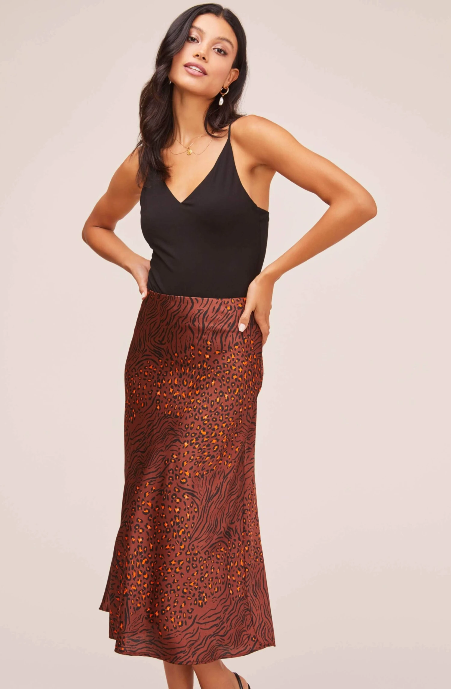 Pamela Animal Print Skirt 2 Pamela Animal Print Skirt - Image 2