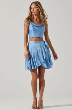 Ellery Ruffle Mini Skirt 18 Ellery Ruffle Mini Skirt -Barbie Clothing Shop ACS9122 SKYBLUE 1 scaled