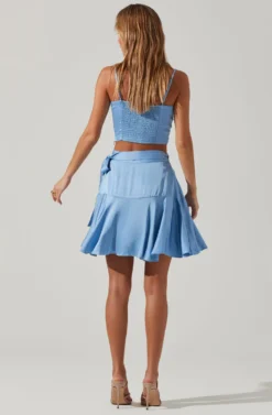 Ellery Ruffle Mini Skirt 22 Ellery Ruffle Mini Skirt -Barbie Clothing Shop ACS9122 SKYBLUE 5 scaled