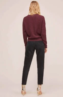 Stephanie Sweater -Barbie Clothing Shop ACT12303 WINE BLACK 5 scaled