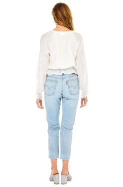 Lennon Top -Barbie Clothing Shop ACT13078 WHITE 03 scaled