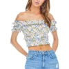 Tori Off Shoulder Crop Top