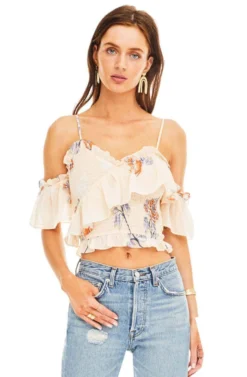 Lilian Floral Off Shoulder Top