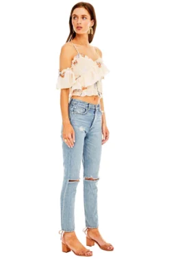 Lilian Floral Off Shoulder Top -Barbie Clothing Shop ACT13525 PEACH SORBET FLORAL 02 5a392609 1778 4495 be13 bfb9c88efca0 scaled