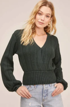 Evie Wrap Sweater