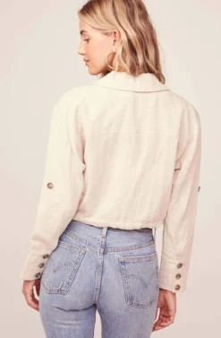 Bardot Jacket -Barbie Clothing Shop ACT15328 NATURAL 5 scaled