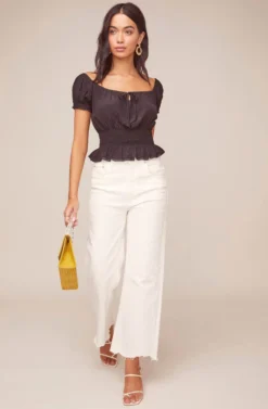 Romy Top -Barbie Clothing Shop ACT15482 BLACK 1 scaled