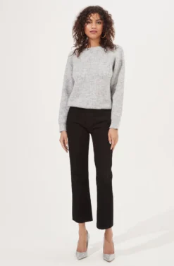 Serena Open Back Rhinestone Embellished Sweater -Barbie Clothing Shop ACT15494B GREY 1 scaled