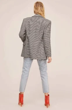 Arlo Blazer 9 Arlo Blazer -Barbie Clothing Shop ACT15554 BLACK WHITE HOUNDSTOOTH 4 scaled