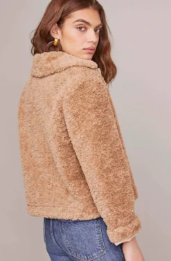 Teddi Jacket -Barbie Clothing Shop ACT15608 CARAMEL 4A scaled