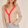 Constance Two Tone Cardigan