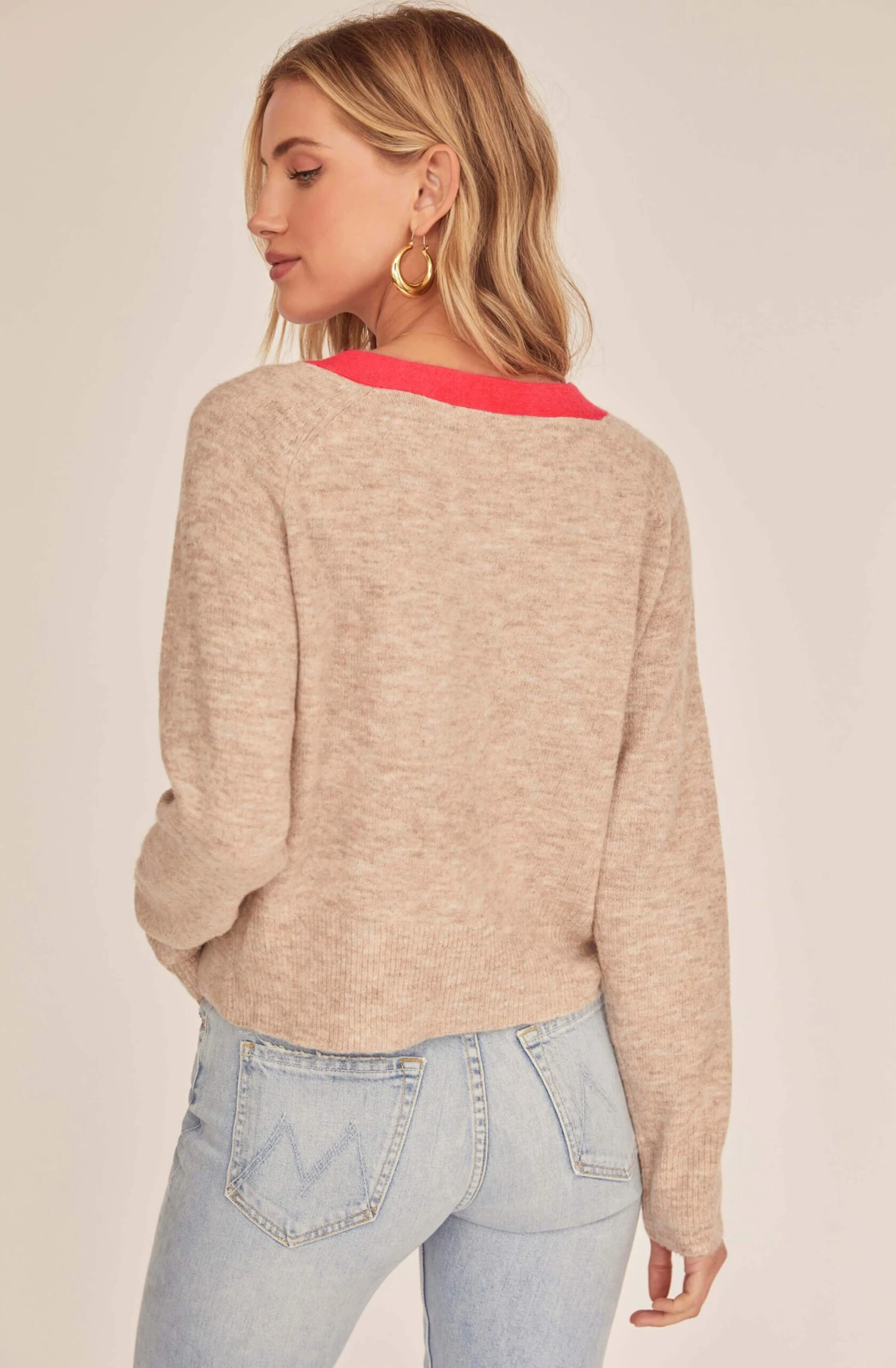 Constance Two Tone Cardigan 4 Constance Two Tone Cardigan - Image 4