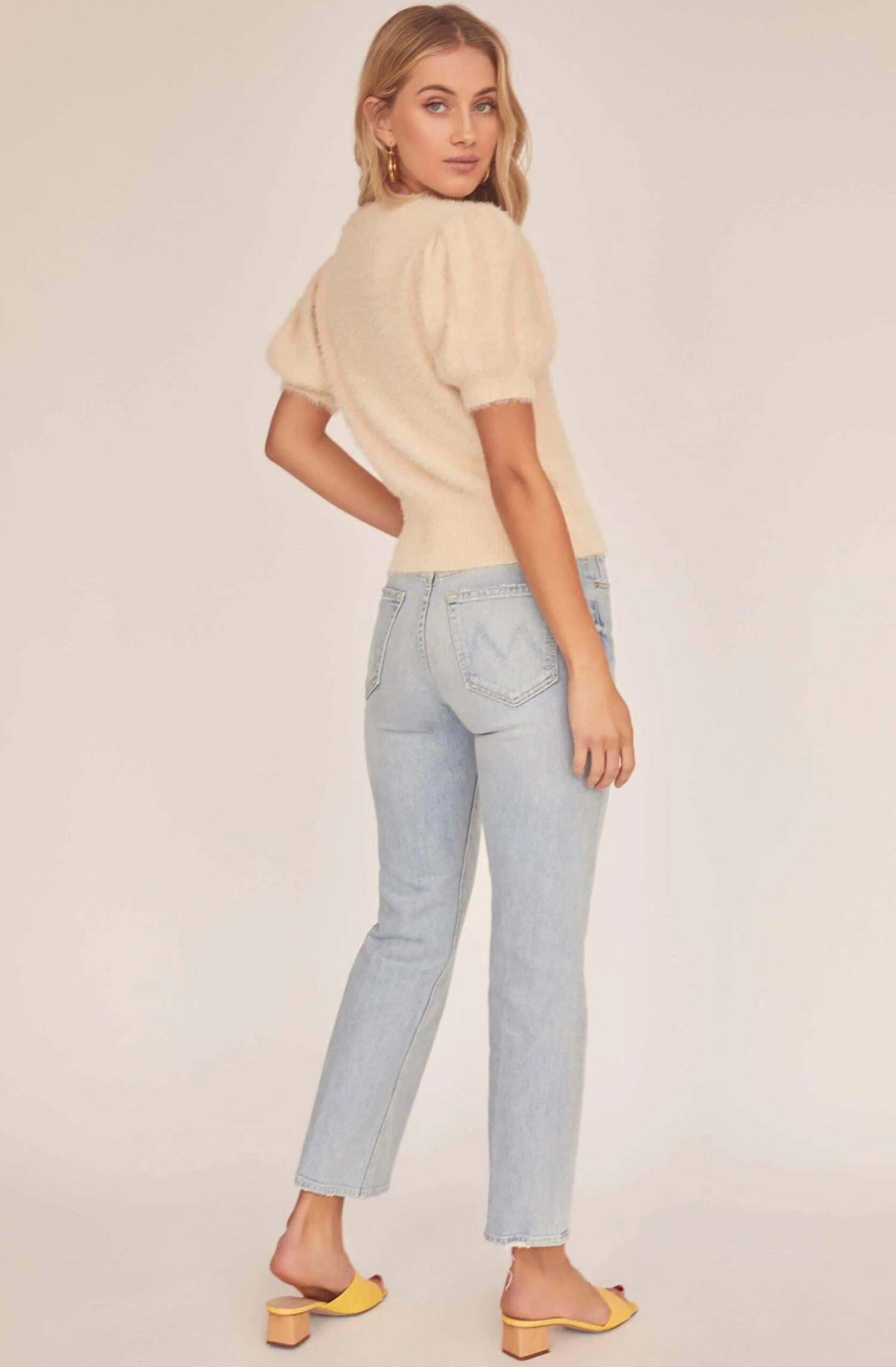 Alina Puff Sleeve Sweater 3 Alina Puff Sleeve Sweater - Image 3