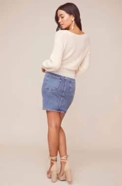 Denali Wrap Sweater -Barbie Clothing Shop ACT15798 CREAM 3 scaled