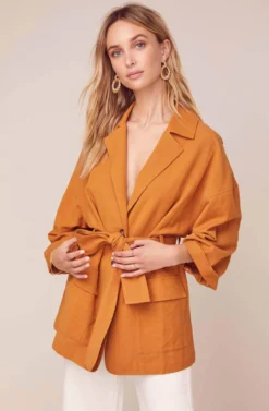 Gemini Jacket -Barbie Clothing Shop ACT15827 CARAMEL 3 scaled