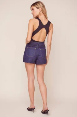 Sublime Open Back Bodysuit -Barbie Clothing Shop ACT15859 BLACK 3 scaled