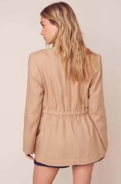 Forte Khaki Jacket -Barbie Clothing Shop ACT15862 KHAKI 5 scaled