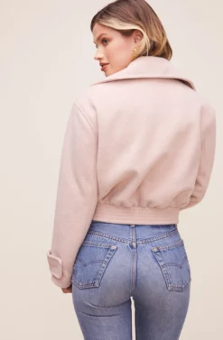 Andrea Moto Jacket -Barbie Clothing Shop ACT16202 BLUSH 5 scaled