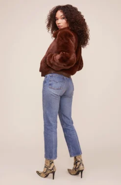 Patricia Jacket -Barbie Clothing Shop ACT16263 CHOCOLATE 3 scaled