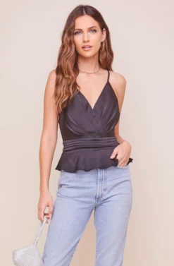 Sasha Peplum Top