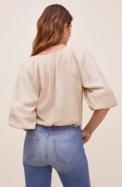 Raisa Twist Front Top -Barbie Clothing Shop ACT16606 LIGHTTAUPE 5 scaled