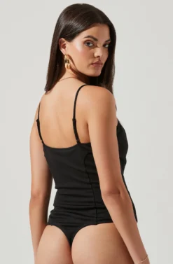 Nadia Sweetheart Bodysuit -Barbie Clothing Shop ACT16686 BLACK 6 NEW scaled