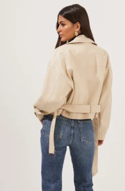 Rubia Faux Leather Moto Jacket -Barbie Clothing Shop ACT16740 CREAM 6 scaled