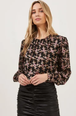 Duchess Floral Long Sleeve Top