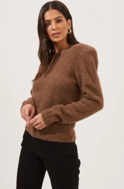 Tuscany Shoulder Pad Sweater