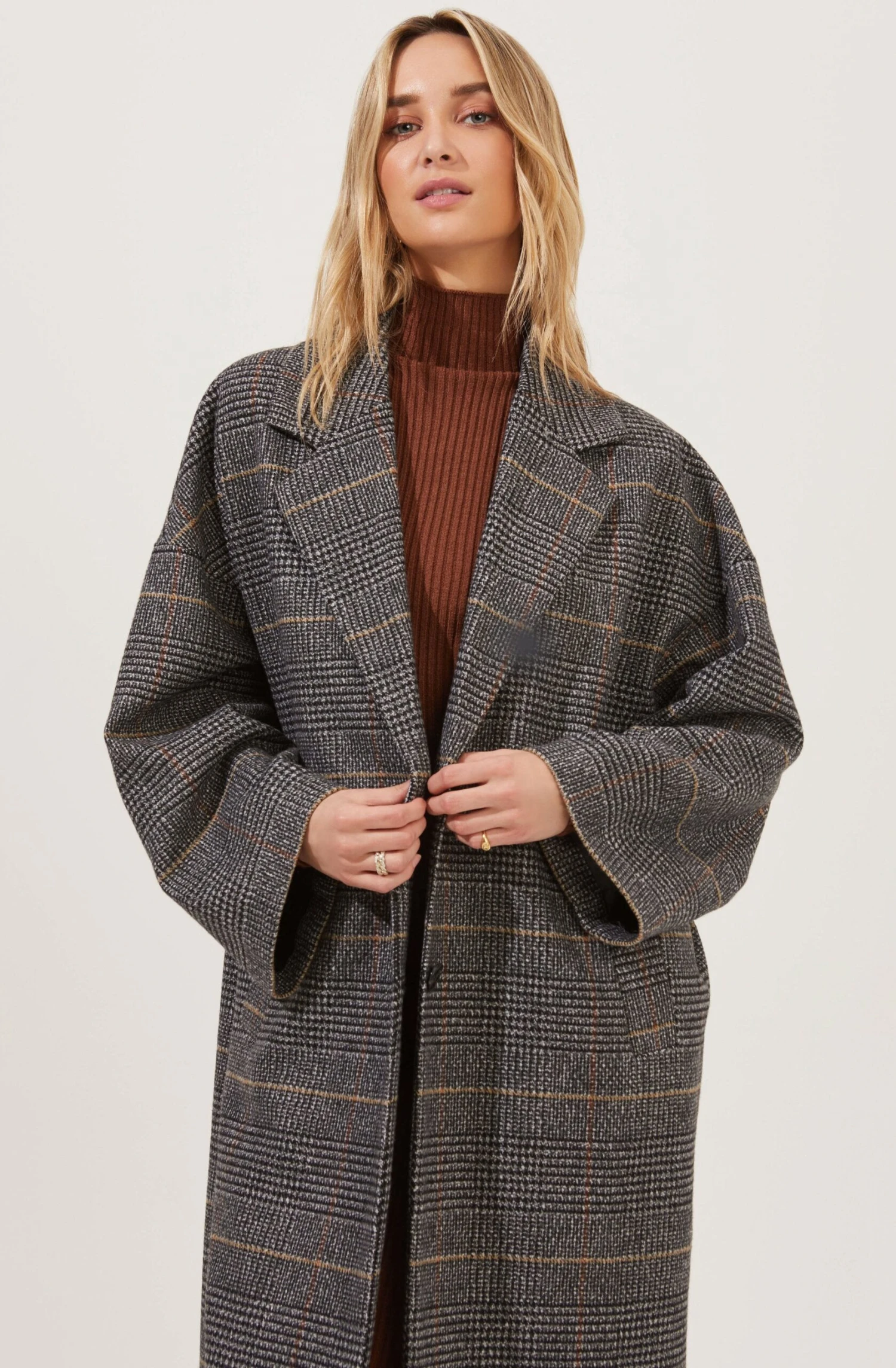 Evanston Plaid Oversized Coat 5 Evanston Plaid Oversized Coat - Image 5