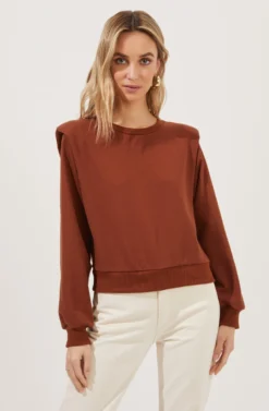 Sparrow Shoulder Pad Sweatshirt
