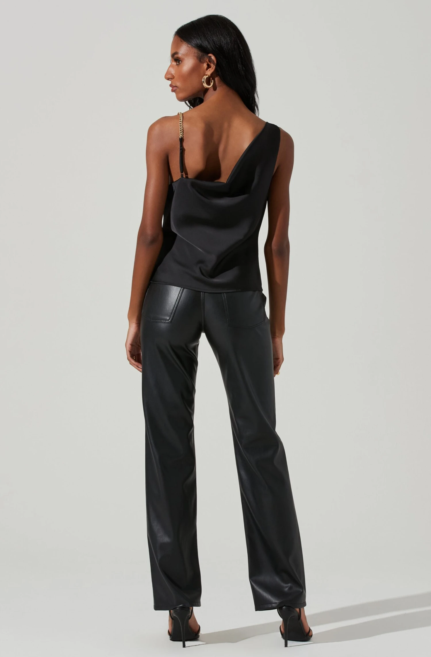 Larisa Satin Rhinestone Strap Top 12 Larisa Satin Rhinestone Strap Top - Image 12