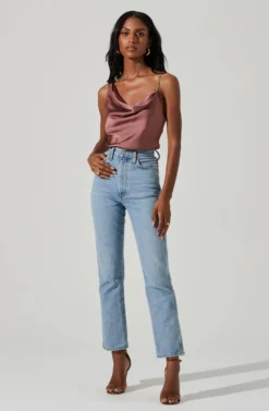 Larisa Satin Rhinestone Strap Top 16 Larisa Satin Rhinestone Strap Top -Barbie Clothing Shop ACT17390 MAUVE 2 scaled