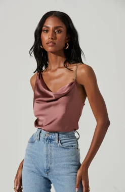 Larisa Satin Rhinestone Strap Top 15 Larisa Satin Rhinestone Strap Top -Barbie Clothing Shop ACT17390 MAUVE 4 scaled