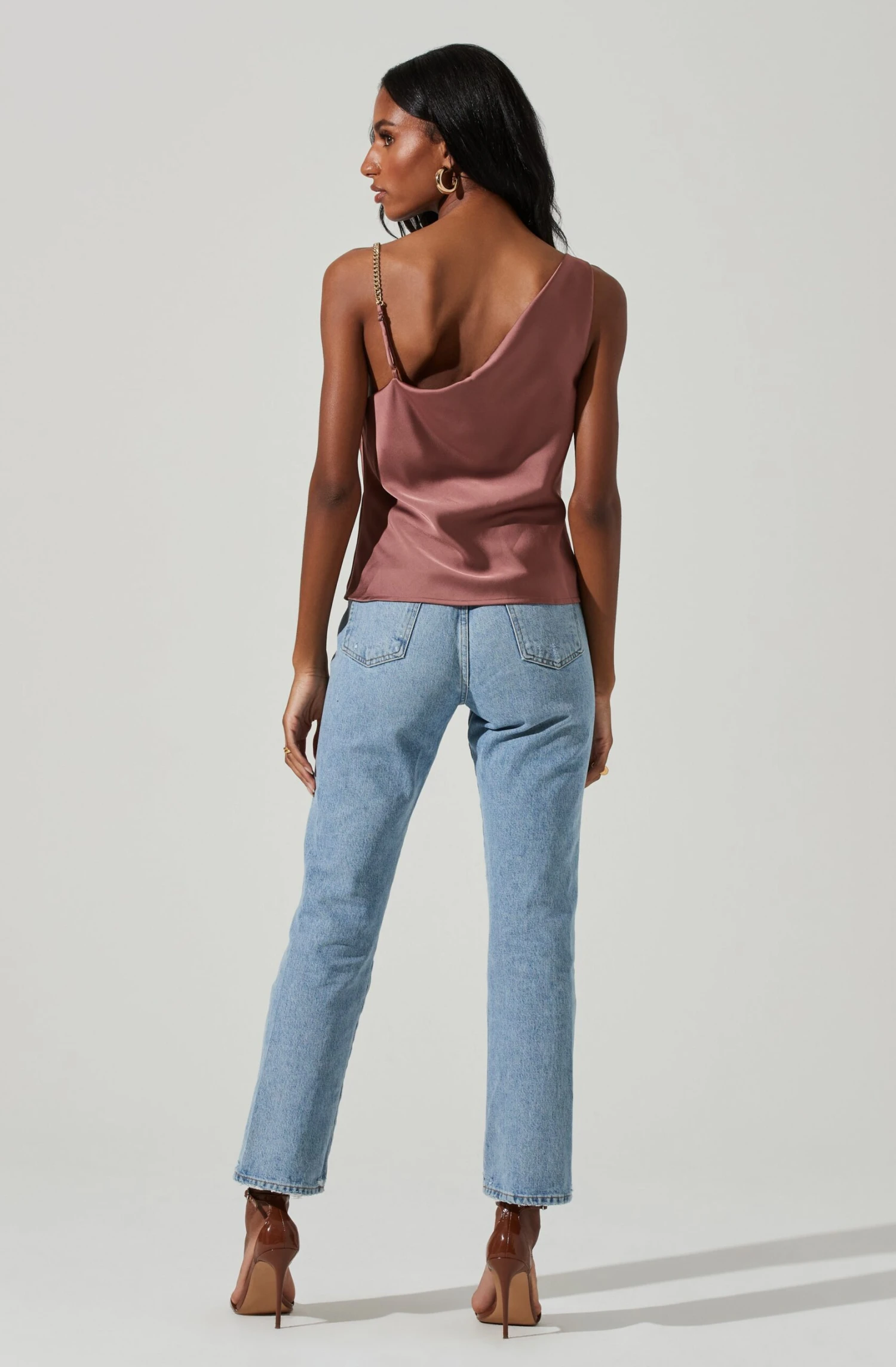 Larisa Satin Rhinestone Strap Top 5 Larisa Satin Rhinestone Strap Top - Image 5