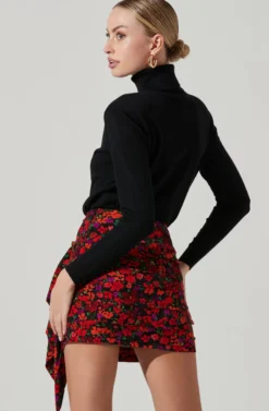 Alden Turtleneck Sweater -Barbie Clothing Shop ACT17410 BLACK 4 scaled