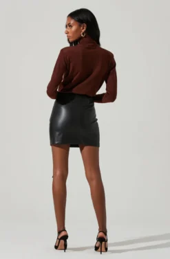 Alden Turtleneck Sweater -Barbie Clothing Shop ACT17410 RUST 4 scaled