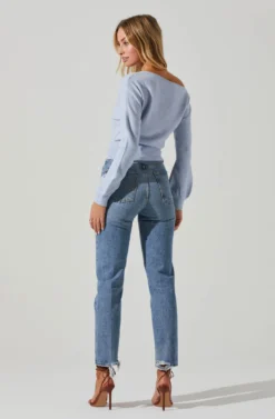 Chantria Off Shoulder Sweater -Barbie Clothing Shop ACT17494 LIGHTBLUE 5 scaled