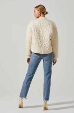 Zenni Quilted Jacket -Barbie Clothing Shop ACT17567 CREAM 6 scaled