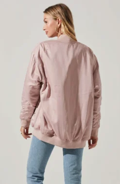 Torin Bomber Jacket -Barbie Clothing Shop ACT17705 LIGHTPINK 4 scaled