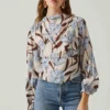 Veronica Floral Cutout Top
