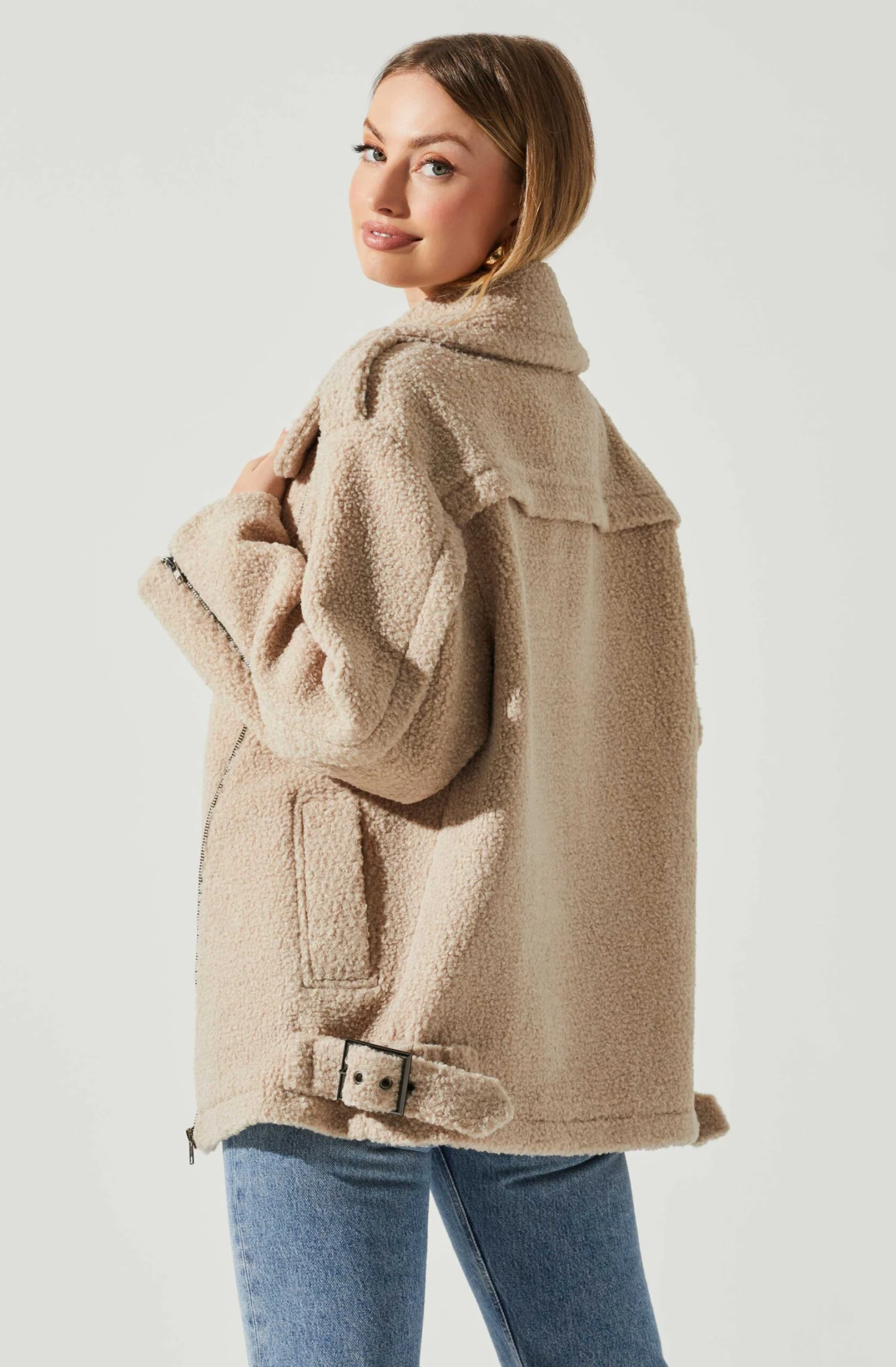 Layne Oversized Moto Jacket 6 Layne Oversized Moto Jacket - Image 6