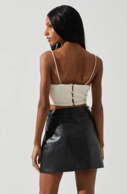 Kira Pearl Embellished Sweater Top -Barbie Clothing Shop ACT17886 CREAM 6 scaled