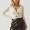 Rylee Twist Front Cutout Sweater